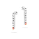 18ct WG & RG Earrings