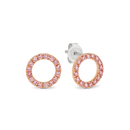 18CT WG  & RG Earrings