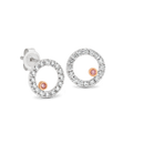 18ct WG & RG Earrings