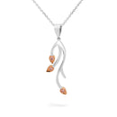 18ct WG & RG Pendant