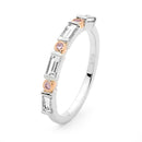 18ct WG & YG Diamond Ring
