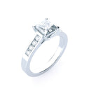 Side Diamond Engagement Ring Mounting