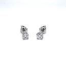 SOLD - 14ct White Gold Diamond Studs