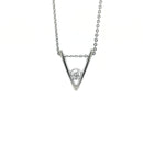 18CT White Gold Diamond Pendant