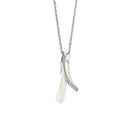 9CT White Gold Diamond Pendant