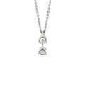 18CT White Gold Diamond Pendant