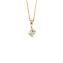 18ct Yellow Gold Diamond Pendant