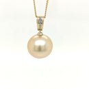 SOLD - 9ct Yellow Gold Australian South Sea Pearl Pendant