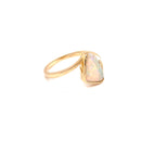 (SOLD)  14ct YG Solid White Opal Ring