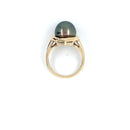 9ct Yellow Gold Tahitian Pearl Ring